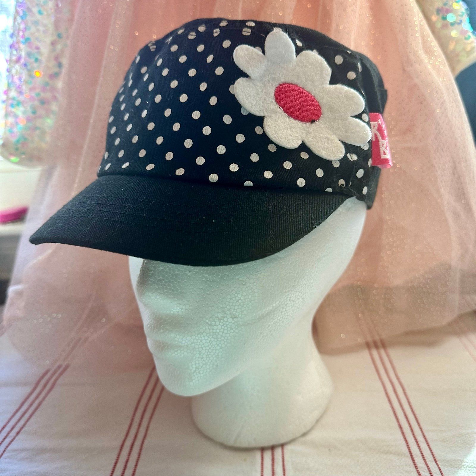 Rebecca Bonbon Y2k Girl’s Black Beret/Hat 2011